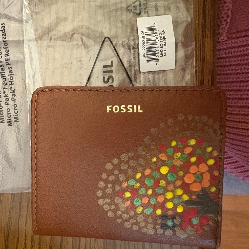 Fossil Madison NWT Brown leather , (customized)